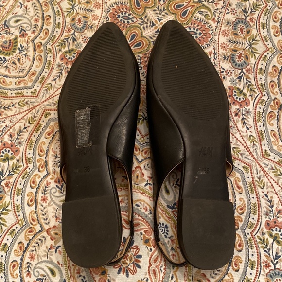 H&M flat sling back shoes size 38 - Picture 3 of 5
